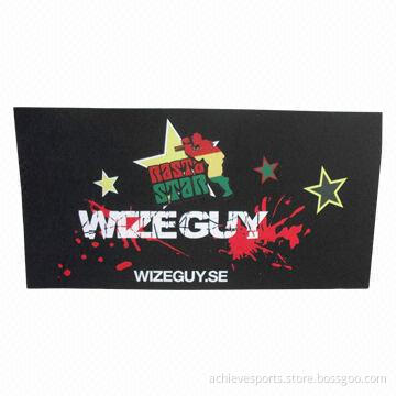 Promotional Towels with Sponsor Logo and Name